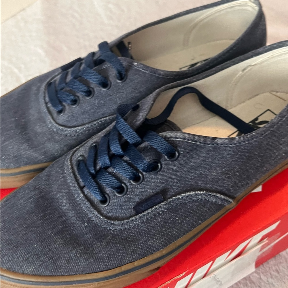 Vans Distressed Blue Atwood Men’s Sz 10.5